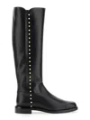 Stuart Weitzman Boot Pearl Riding In Black
