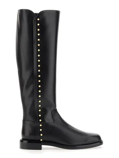 Stuart Weitzman Boot Pearl Riding In Black