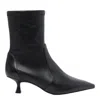 Stuart Weitzman Pointed Toe Ankle Boots With 50mm Heel