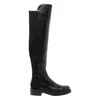Stuart Weitzman Stylish Over-the-knee Block Heel Boots In Black