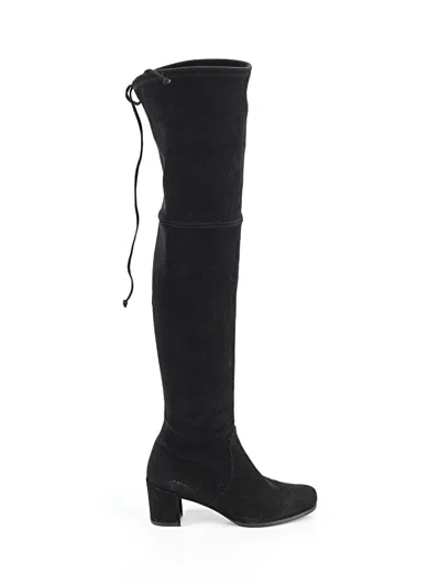 Pre-owned Stuart Weitzman Boots In Black