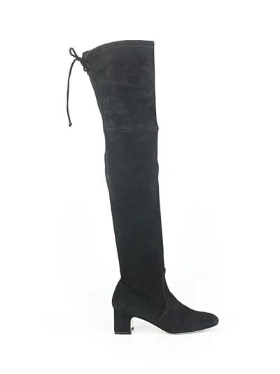 Pre-owned Stuart Weitzman Boots In Black