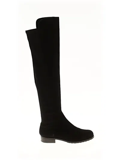 Pre-owned Stuart Weitzman Boots In Black