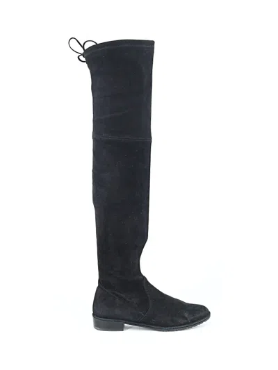 Pre-owned Stuart Weitzman Boots In Black