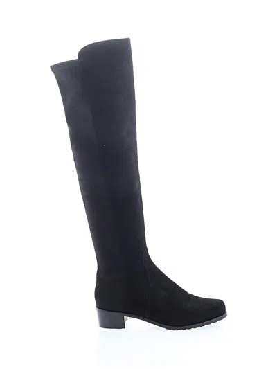 Pre-owned Stuart Weitzman Boots In Black
