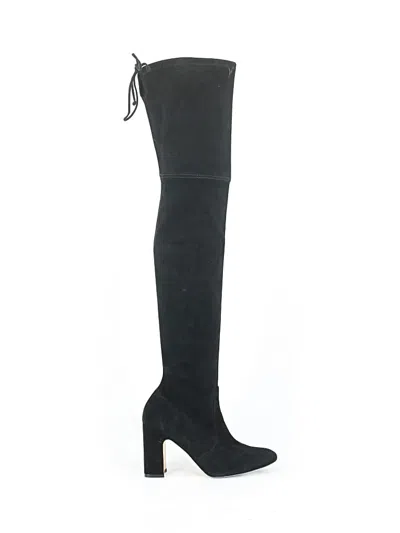 Pre-owned Stuart Weitzman Boots In Black