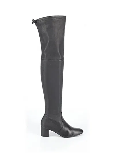 Pre-owned Stuart Weitzman Boots In Black