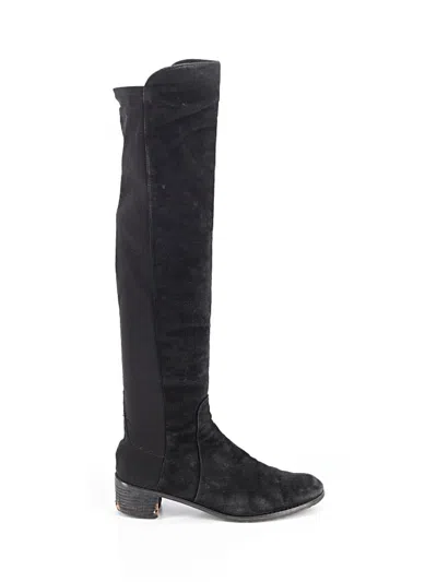 Pre-owned Stuart Weitzman Boots In Black