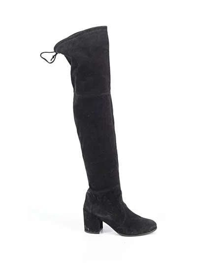 Pre-owned Stuart Weitzman Boots In Black