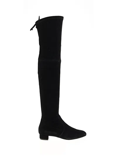 Pre-owned Stuart Weitzman Boots In Black