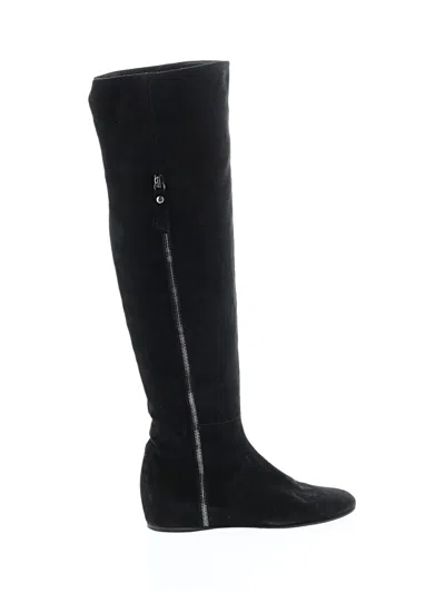 Pre-owned Stuart Weitzman Boots In Black