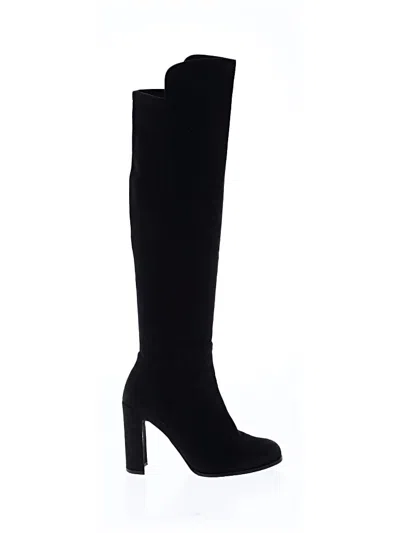 Pre-owned Stuart Weitzman Boots In Black