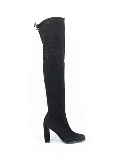 Pre-owned Stuart Weitzman Boots In Black