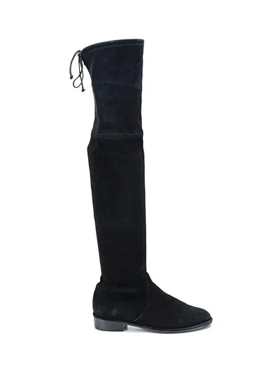Pre-owned Stuart Weitzman Boots In Black