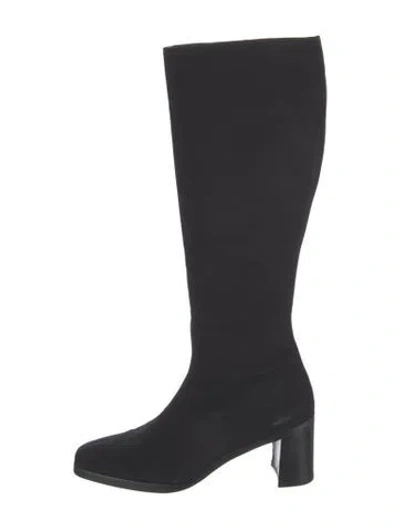 Pre-owned Stuart Weitzman Boots In Black
