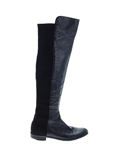 Pre-owned Stuart Weitzman Boots In Black