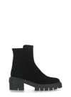 Stuart Weitzman 5050 Soho Ankle Boots In Black