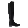 Stuart Weitzman 40mm 5050 Suede Boots In Black