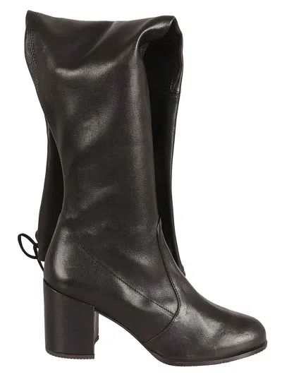 Stuart Weitzman Black Slip On Boots