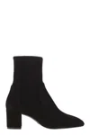 Stuart Weitzman 60mm Sleek Sock Booties In Black