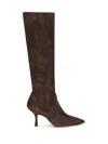 Stuart Weitzman Suede High Boots In Brown