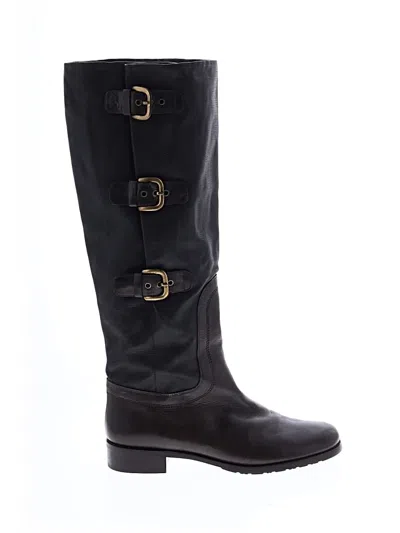 Pre-owned Stuart Weitzman Boots In Brown