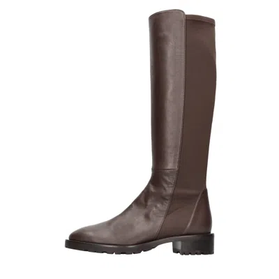 Stuart Weitzman Boots Brown In Marrone Scuri