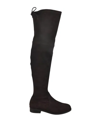 Stuart Weitzman Boots Ebony In Dark Brown