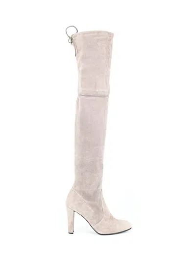 Pre-owned Stuart Weitzman Boots In Gray