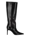 Stuart Weitzman Knee High Stiletto Pointed Toe Boot In Black