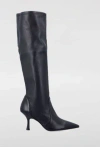 Stuart Weitzman Woman Boot Black Size 9.5 Soft Leather In Multicolor