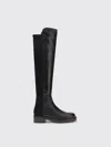 Stuart Weitzman High Boots With Round Toe And Block Heel In Black