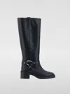 Stuart Weitzman Biker Jax Knee-high In Schwarz