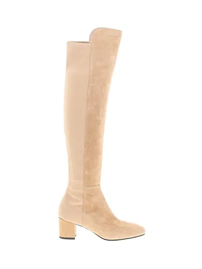 Pre-owned Stuart Weitzman Boots In Tan