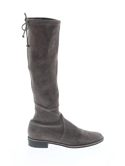Pre-owned Stuart Weitzman Boots In Tan