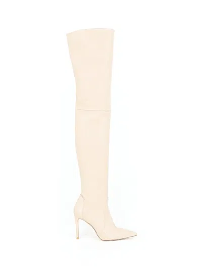 Pre-owned Stuart Weitzman Boots In Tan