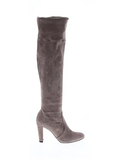 Pre-owned Stuart Weitzman Boots In Tan