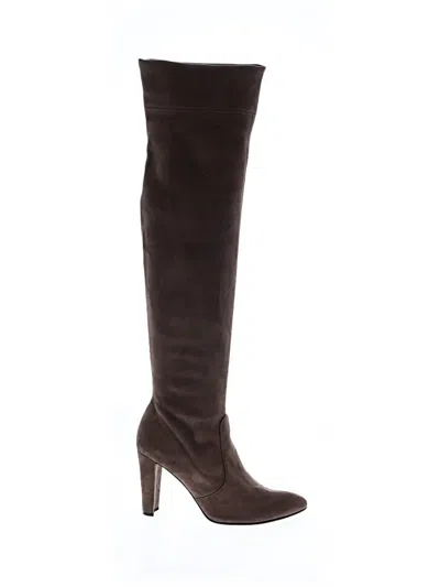 Pre-owned Stuart Weitzman Boots In Tan