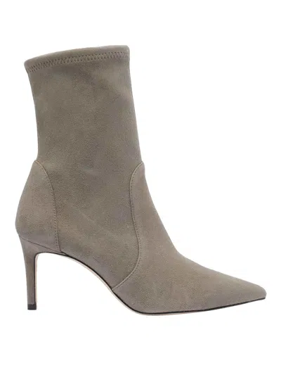 Stuart Weitzman Smokey Taupe Stuart Power Pump Booties