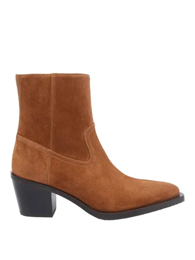 Stuart Weitzman Brown Booties