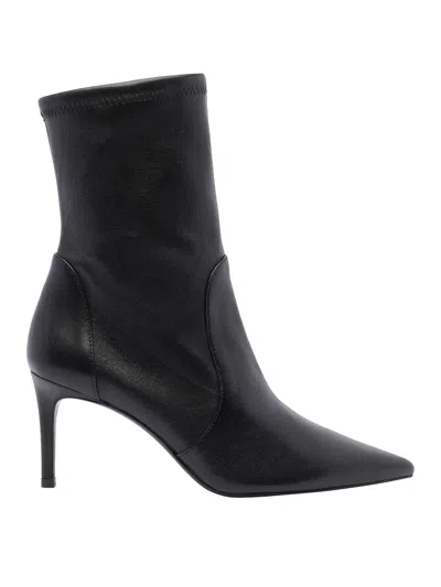 Stuart Weitzman Black Stuart Power Pump Booties