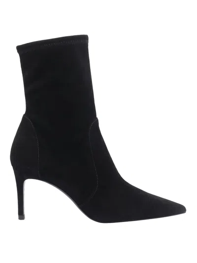 Stuart Weitzman Black Stuart Power Pump Booties