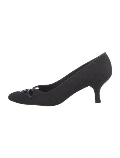 Pre-owned Stuart Weitzman Bow Accents Pumps In Multi