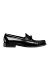 Stuart Weitzman Bow Loafer Tassel Detail In Black