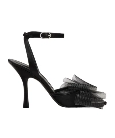 STUART WEITZMAN 100MM BLUSHING BOW SANDALS