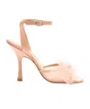 Stuart Weitzman 100mm Blushing Bow Sandals In Nude