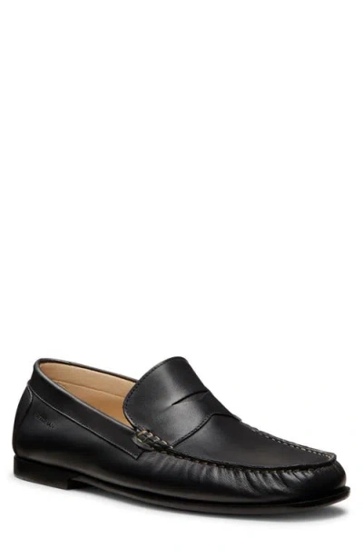 Stuart Weitzman Brady Penny Loafer In Black
