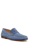 Stuart Weitzman Slip-on Loafers Suede Rubber Sole In Blue
