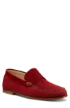 Stuart Weitzman Brady Penny Loafer In Burgundy