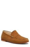 Stuart Weitzman Brady Penny Loafer In Camel Tan
